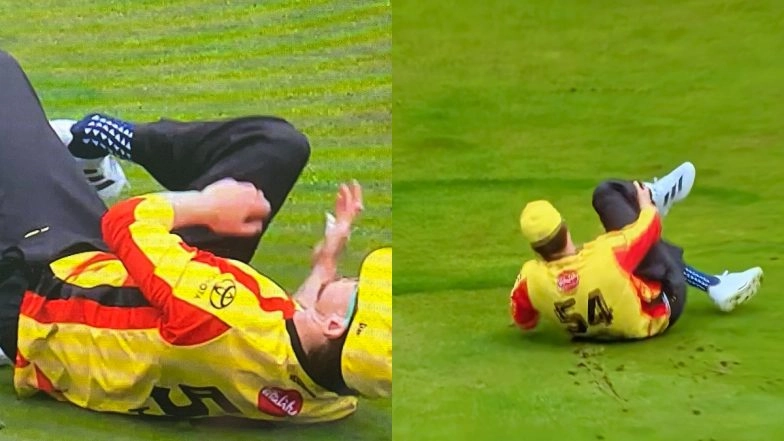 Adam Hose Ankle Injury Video: English Cricketer Suffers Gruesome Leg Injury While Fielding During Southern Brave vs Trent Rockets the Hundred 2025 Match (Watch Video)
