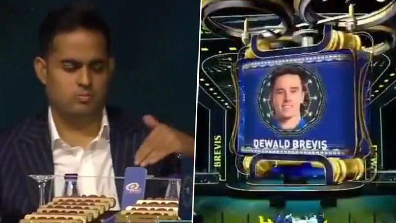 Akash Ambani's Old Video of Gesturing 'Career Going Downhill' For Dewald Brevis During IPL 2025 Mega Auction Goes Viral After South African Youngster Scores Century in AUS vs SA T20I Series