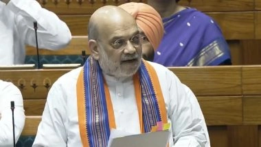 Jammu and Kashmir Related Bills Torn, Thrown Towards Amit Shah in Lok Sabha; BJP Says ‘Gundagardi Ki Hadd Kar Di’ (Watch Videos)