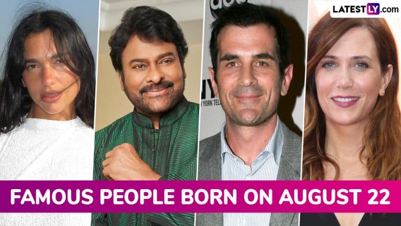 August 22 Famous Birthdays in India and Worldwide: Dua Lipa, Chiranjeevi, Ty Burrell and Kristen Wiig, Know About Celebrities and Influential Figures Born on 22nd August