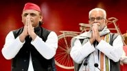 Vice President Elections 2025: Akhilesh Yadav Meets INDIA Bloc's VP Nominee Sudershan Reddy in Lucknow (See Pics)
