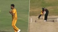 Babar Azam Dismisses Younis Khan With Stunning Delivery During Peshawar Zalmi vs Pakistan Legends XI T20 Cricket Exhibition 2025 Match (Watch Video)