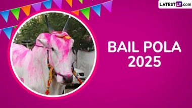 Pola 2025 Date in Maharashtra: When Is Bail Pola? Significance, Traditions and History, Know About the Festival Celebrating the Role of Bulls and Oxen in Farming