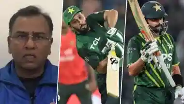 'Dande Se Maarna Chahiye...' Former Pakistan Cricketer Basit Ali Lashes Out at Mohammad Haris For His Remarks on Babar Azam's Batting (Watch Video)