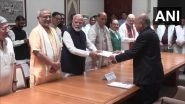 Vice President Election 2025: NDA Candidate CP Radhakrishnan Files Nomination for VP Poll, PM Narendra Modi Accompanies Him (Watch Video)