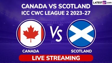 Canada vs Scotland ICC Men’s Cricket World Cup League Two 2023-27 Free Live Streaming Online: How To Watch CAN vs SCO ICC CWC League 2 ODI Cricket Match Live Telecast on TV?