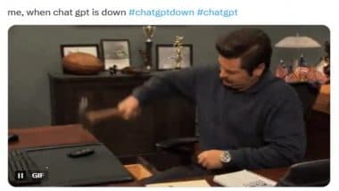ChatGPT Down Funny Memes and GIFs Go Viral: ‘Is ChatGPT Down’ Trends Online As Netizens Go Berserk Over OpenAI Outage