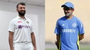 Cheteshwar Pujara Retires: India Head Coach Gautam Gambhir Pays Tribute to India&rsquo;s Test Stalwart, Says &lsquo;He Stood Tall When the Storm Raged, He Fought When Hope Was Fading&rsquo; (See Post)