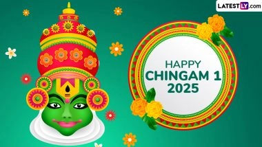 Chingam 1 2025 Status and Kollavarsham 1201 Wishes: Chingam 1 Ashamsakal Messages for Malayalam New Year