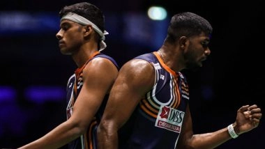 Satwiksairaj Rankireddy and Chirag Shetty Storm Into BWF World Championships 2025 Semi-Finals, Keep India’s Streak Intact by Assuring Medal