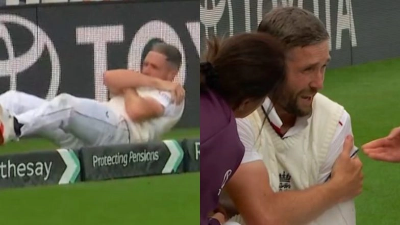 Chris Woakes Ruled Out of Remainder of IND vs ENG 5th Test 2025 After Suffering Shoulder Injury on Day 1