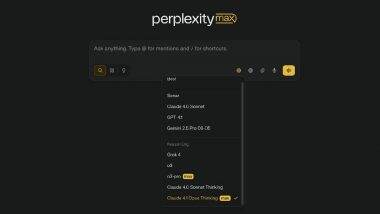 Claude Opus 4.1 Thinking Model Now Available for Perplexity Max Subscribers