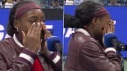Coco Gauff Breaks Down in Tears During On-Court Interview After Advancing to US Open 2025 Third Round With Victory Over Donna Vekic (Watch Video)