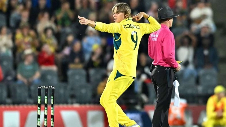 Cooper Connolly Becomes First Australian Spinner to Take Five-Wicket Haul Against South Africa in ODIs, Achieves Feat During AUS vs SA 3rd ODI 2025