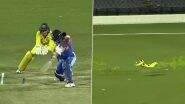 Courtney Webb Takes Stunning Flying Catch To Dismiss Uma Chetry During Australia A Women vs India A Women 1st T20I 2025 (Watch Video)