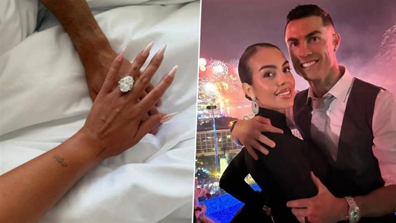 Cristiano Ronaldo Proposes To Georgina Rodriguez? CR7’s Girlfriend Shows Off Likely Engagement Ring As She Shares Pic Captioned ‘Yes I Do’