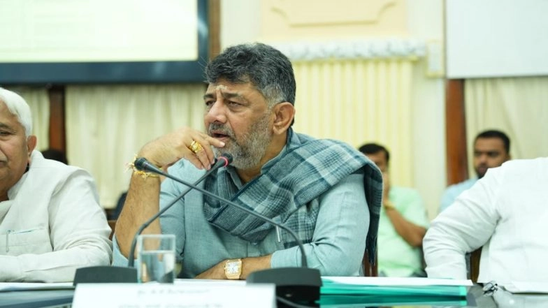 DK Shivakumar Apologises for Reciting RSS Anthem, Says 'tried Pulling BJP's Leg'