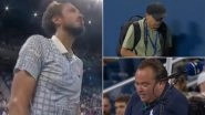 Daniil Medvedev US Open 2025 Controversy: After Photographer Enters Court, Ex-World No 1 Angrily Slams Chair Umpire for Awarding Benjamin Bonzi First Serve, Asks &lsquo;Are You a Man?&rsquo; (Watch Video)