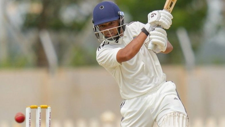 Danish Malewar Becomes First Vidarbha Player To Score Double Century on Duleep Trophy Debut, Achieves Feat During Central Zone vs North East Zone Quarterfinal-2 Match in 2025 Edition
