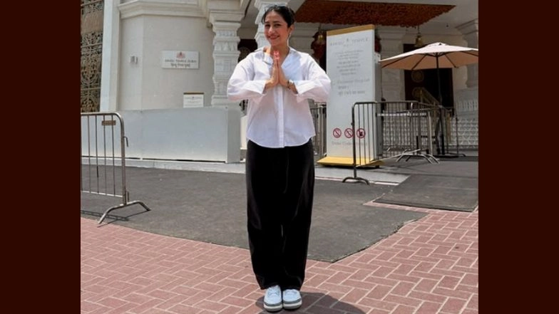 Yuzvendra Chahal’s Ex-Wife Dhanashree Verma Vacations in Dubai, Shares Photos After Visiting a Beautiful Hindu Temple