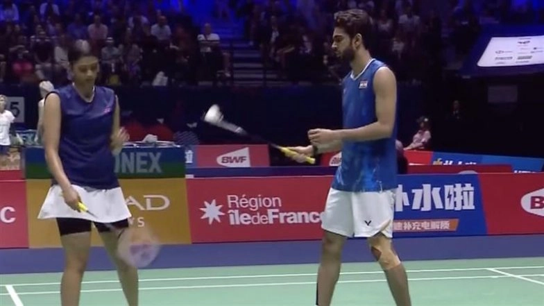 Dhruv Kapila and Tanisha Crasto Enter BWF World Championships 2025 Quarterfinal; Shuttler Duo Becomes Third Indian Mixed Doubles Pair to Enter Last Eight of WC