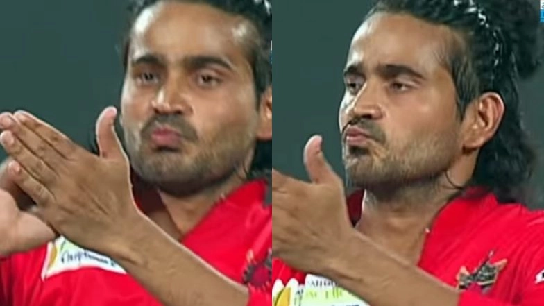 Digvesh Rathi Performs His Trademark ‘Notebook’ Celebration After Taking Two Wickets in One Over During Delhi Premier League 2025 Match (Watch Video)