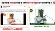 Did Navy Chief Admiral Dinesh Kumar Tripathi Accuse Government of Halting Operation Sindoor Against Pakistan? Digitally Manipulated Video Circulated To Spread Fake News