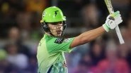 Sam Konstas Signs Four-Year Contract Extension With Sydney Thunder Ahead of Big Bash League 2025&ndash;26 Season
