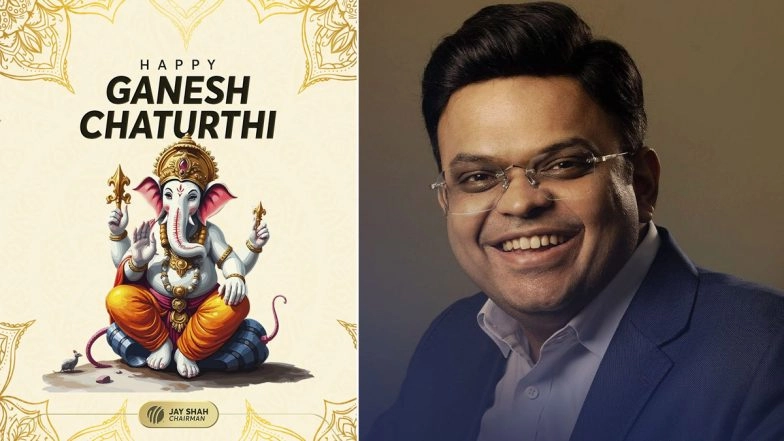 Ganesh Chaturthi 2025: ICC Chairman Jay Shah Wishes Fans ‘Peace and Prosperity’ on Auspicious Occasion