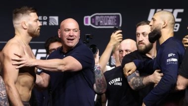 How to Watch UFC 319 Free Live Streaming Online in India? Get Live TV Telecast and Other Details of Ultimate Fighting Championship PPV Event in IST