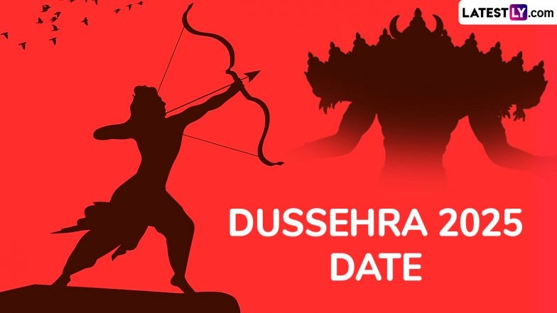When Is Dussehra 2025? Know Vijayadashami Date, Ravan Dahan Timing and Significance of the Auspicious Hindu Festival That Celebrates the Victory of Good Over Evil