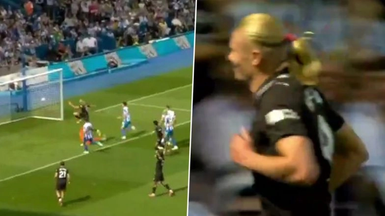 Erling Haaland Scores Goal in His 100th Premier League Appearance During Brighton vs Manchester City PL 2025-26 Match (Watch Video)