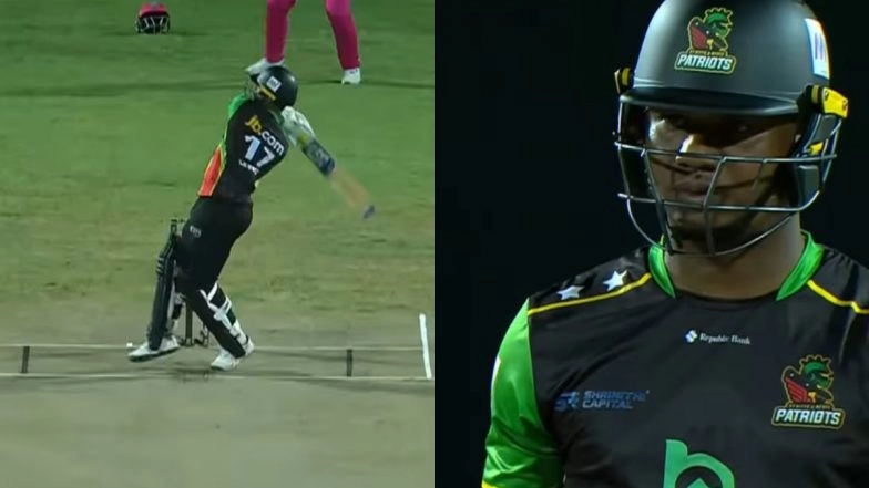 Evin Lewis Becomes First Player To Hit 200 Sixes in Caribbean Premier League, Achieves Feat During St Kitts and Nevis Patriots vs Barbados Royals CPL 2025 Match (Watch Video)
