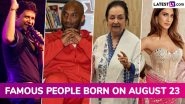 August 23 Famous Birthdays in India and Worldwide: KK, Kobe Bryant, Saira Banu and Vaani Kapoor, Know About Celebrities and Influential Figures Born on 23rd August