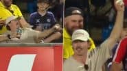 Spectator Takes Stunning One-Hand Catch in the Stands After Tim David Hits Corbin Bosch for a Six During AUS vs SA 1st T20I 2025 (Watch Video)