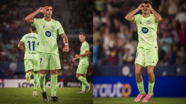 Levante 2–3 Barcelona, La Liga 2025–26: Pedri, Ferran Torres on Target As Catalan Giants Secure Sensational Comeback Victory in Away Game (Watch Goal Video Highlights)