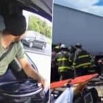Florida: 3 Dead After Mini Van Collides With Semi-Truck Attempting U-Turn on Turnpike in Fort Pierce, Terrifying Crash Video Surfaces