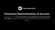 Online Gaming Bill 2025: GamesKraft to Not Legally Challenge India&rsquo;s New Online Gaming Law, Discontinues Its Real-Money Gaming Services in India