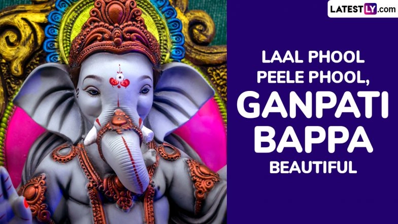 Ganesh Visarjan 2025 Funny Slogans and HD Wallpapers for Free Download Online: Share Heartfelt Shayari, WhatsApp Messages and Quotes To Bid Adieu to Ganpati Bappa