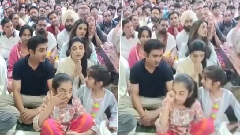 Team India Head Coach Gautam Gambhir Attends Bhasma Aarti at Shri Mahakaleshwar Jyotirlinga Temple in Ujjain With Family Ahead of Asia Cup 2025 (Watch Video)