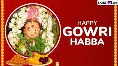 Gowri Habba 2025 Wishes and Gowri Ganesha Festival Photos for Free Download: WhatsApp Messages, Greetings, Images and HD Wallpapers To Share on This Hindu Festival
