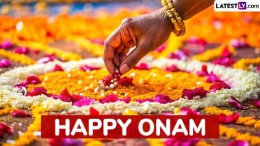 Happy Onam 2025 Wishes for Free Download: Onam Ashamsakal Messages and HD Images to Celebrate Kerala’s Harvest Festival