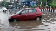 Haridwar Rains: Heavy Rainfall Causes Waterlogging Due to Rising Water Level of Ganga River; Uttarakhand Police Urges People To Stay Away From Ghats (Watch Videos)