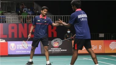 Hariharan Amsakarunan and Ruben Kumar vs Liu Kuang-Heng and Yang Po-Han at BWF World Championships 2025 Live Streaming Online: Know TV Channel, Time in IST & Telecast Details for Men's Doubles Badminton Match Coverage