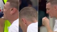 Viral Video Shows Harry Brook Sticking Chewing Gum Behind His Ear and Later Putting It Into His Mouth During IND vs ENG Oval Test 2025