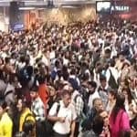 Delhi Metro Services Disrupted by Technical Issue on Yellow Line, Massive Commuter Crowds at Stations (See Pics and Videos)