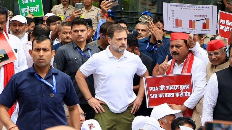 Voter List Manipulation Allegation: ECI Can’t Threaten Rahul Gandhi for Raising Voice for Fair Polls, Says Congress; Urges Withdrawal of Remarks on LoP