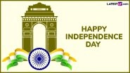 Independence Day 2025 Messages: WhatsApp Status, Facebook Greetings and Images To Share on 15 August