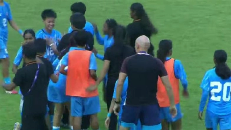 India U-20 Women's Football Team Qualifies For AFC U-20 Asia Cup 2026; Pooja's Solitary Goal Helps Young Tigresses Secure Qualification to Continental Competition After 20 Years