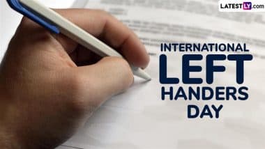 International Lefthanders Day 2025 Date: Here’s History, Significance and Interesting Facts About the Day To Honour the Left-Handed Individuals